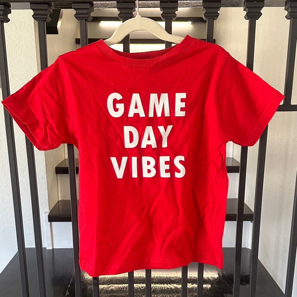 Game Day Vibes Red Graphic Tee